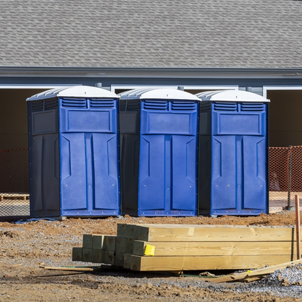 are there any restrictions on what items can be disposed of in the porta potties in Bridgewater